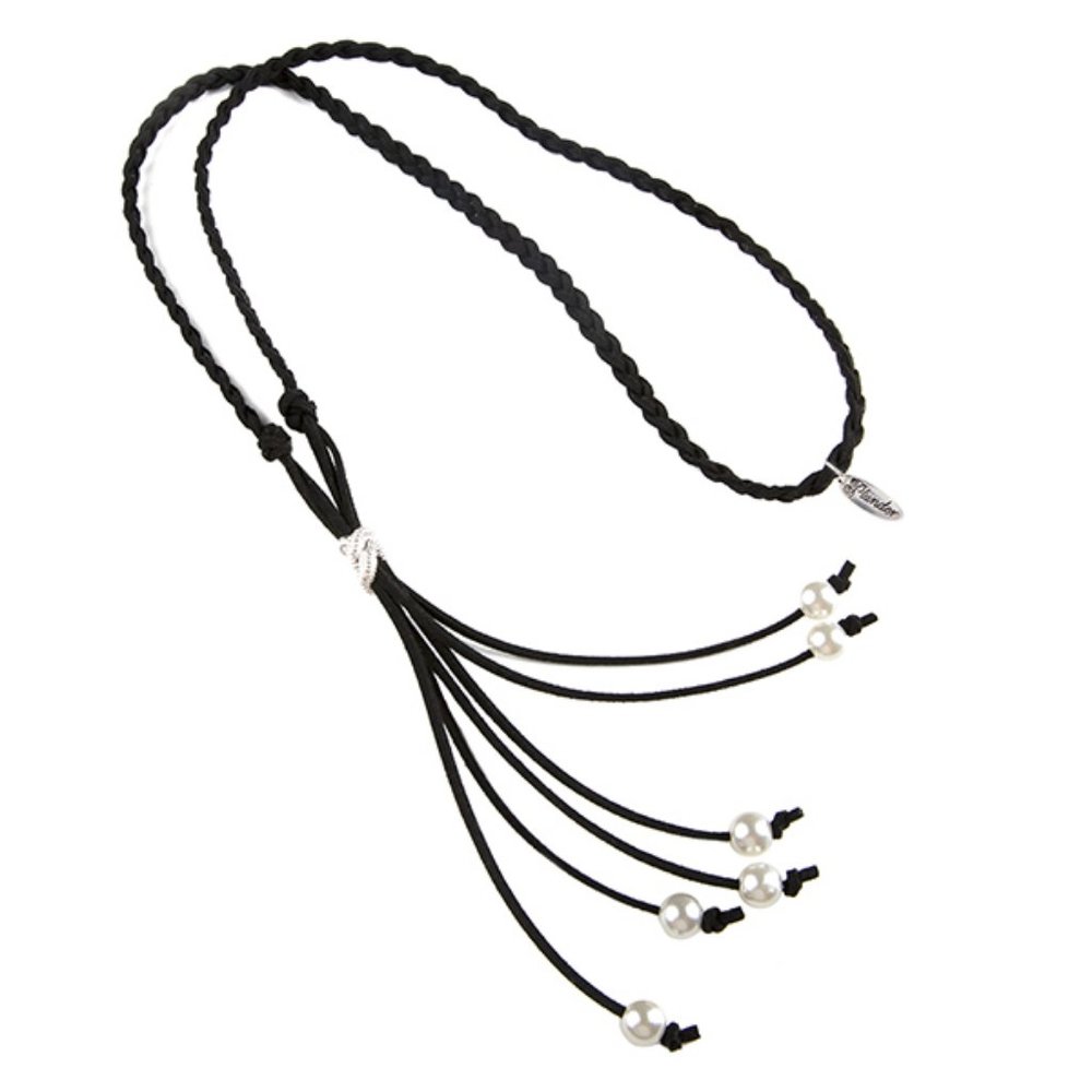 Plunder Design Black Tie Necklace